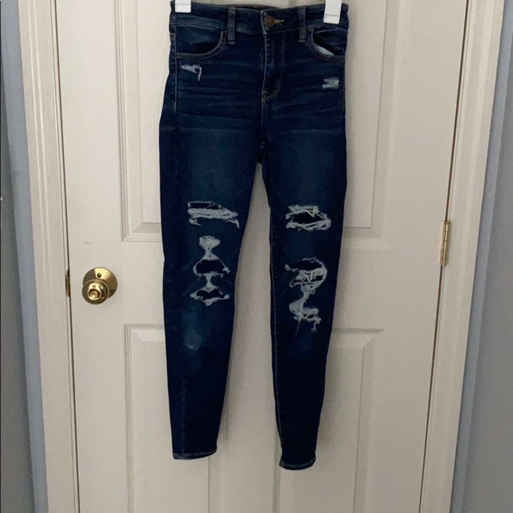 american eagle super stretch jeans